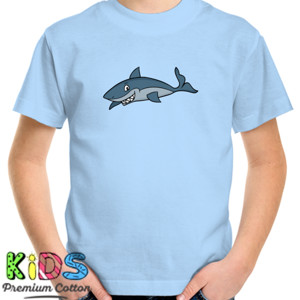 Kaos Kaos Anak Gambar Shark