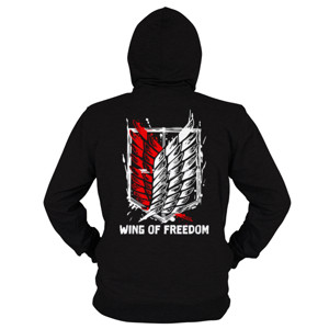 Hoodie Zipper WING OF FREEDOM
