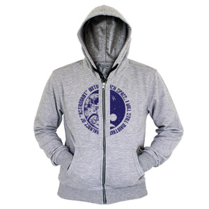 Hoodie Zipper Astronaut yin yang