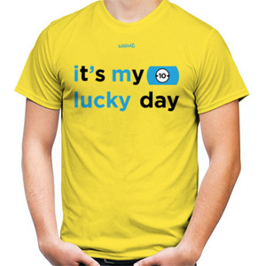 Kaos its my lucky day | billiArt |10ball with blackFont