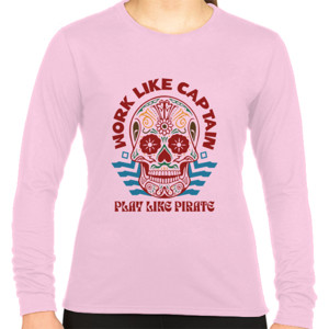 Kaos Work Like Captain - Play Like Pirate