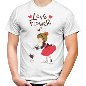 Kaos Love Flower