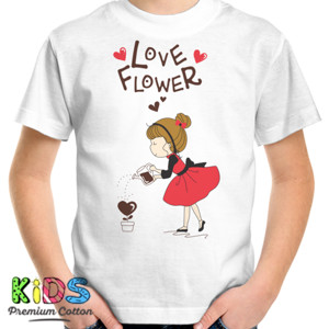 Kaos Love Flower