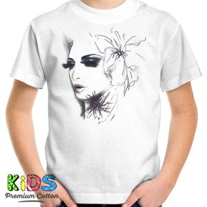 Kaos Shape of Flowers
