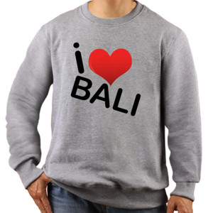 Jaket Sweater i love bali