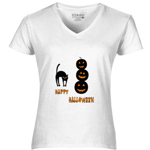 Kaos Funny Smiling Pumpkins