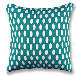 Bantal polkadot  blue