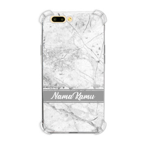 Casing HP Gray Marble Texture Custom Name (CNM-102)