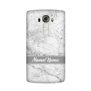Gray Marble Texture Custom Name (CNM-102) Casing HP