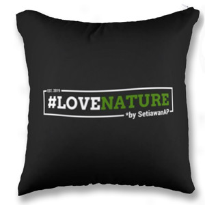 Bantal Bantal Love Nature White Green