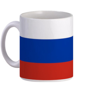 Mug Mug premium bendera russia
