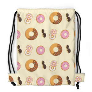 Tas Serut Fullprint Kopi donat