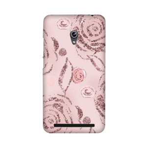 Pink Glitter Rose Casing HP