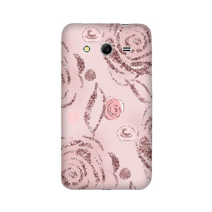Pink Glitter Rose Casing HP