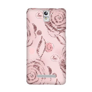 Pink Glitter Rose Casing HP