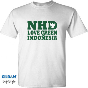 Kaos NHD Love Green Indonesia