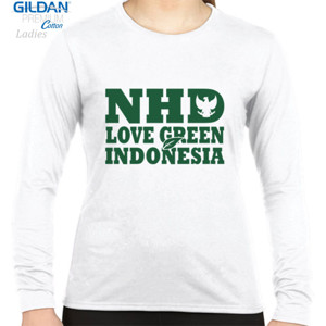 Kaos NHD Love Green Indonesia