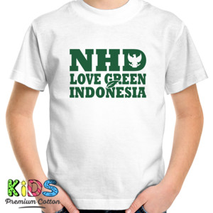 Kaos NHD Love Green Indonesia