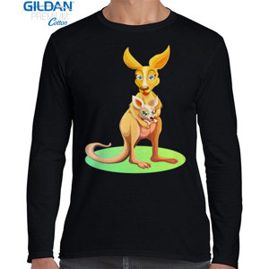 Kaos Cute Kangaroo - Kaos Kanguru Keren