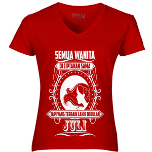 Kaos Kaos V neck wanita Juli