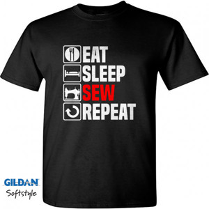 Kaos Eat Sleep Sew Repeat
