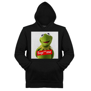 Jaket Hoodie Kermit Sup**me