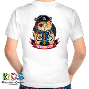 Kaos oblong pria wanita remaja gambar binatang kucing