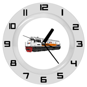 Jam Dinding Jam dinding lokomotif CC 201 Livery baru