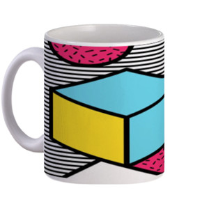 Mug Neo memphis background 1