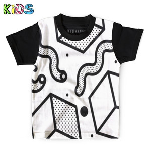 Kaos Anak Full-Print Neo memphis background 29