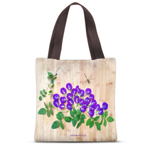 Tas Tote Fullprint Totebag Bunga Telang Mama Al