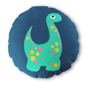 Bantal Bulat Dino - Bantal Sofa Bulat by Co_mbro