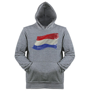 Jaket Hoodie Grunge Netherland Flags