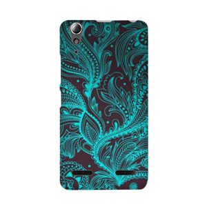 Batik Motif Daun Biru Hitam Casing HP