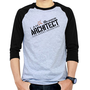 Kaos Raglan i'm architect 