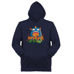 Jaket Hoodie Monster kapitalis