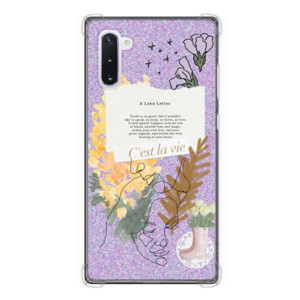 Casing HP Aesthetic Purple Case Samsung Galaxy Note 10 Pro
