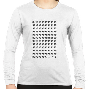 Kaos 0.99999... = 1 Terang - Pria & Wanita