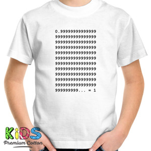 Kaos 0.99999... = 1 Terang - Pria & Wanita