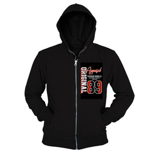 Hoodie Zipper Apparel Original 89 Red