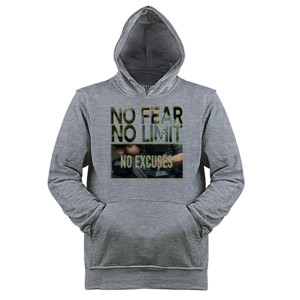 Jaket Hoodie No Fear No Limit No Excuses