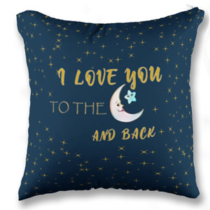 Bantal Motif to the moon