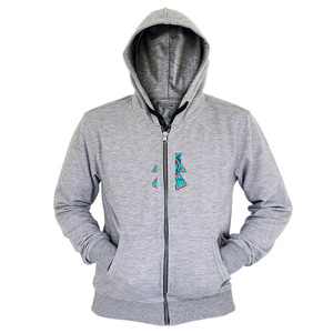 Hoodie Zipper Wolf Gank