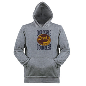 Jaket Hoodie Good People Drink Good Beer
