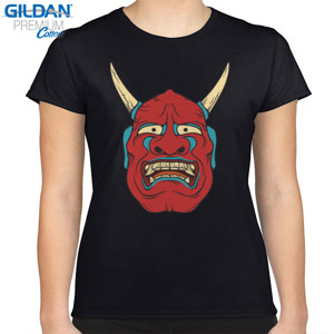 Kaos Japanase red Devil Mask