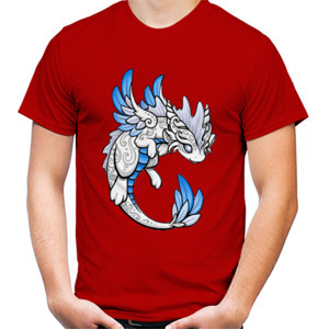 Kaos Kaos Pria Naga Putih
