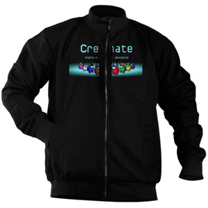 Jaket Bomber Kaos Among Us - Crewmate (CLAMS10)