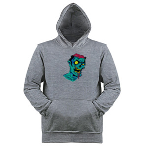 Jaket Hoodie Green Zombie