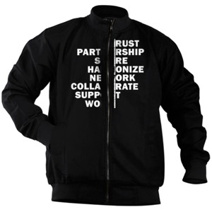 Jaket Bomber TEAMWORK v1b