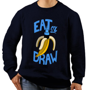 Jaket Sweater Eat or draw
